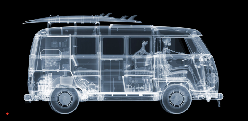 VW Camper On The Road