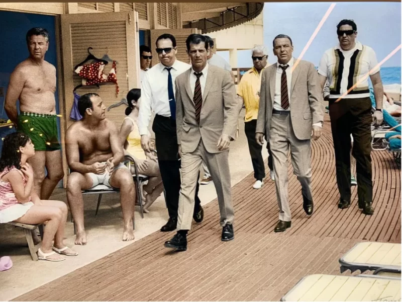 Sinatra Boardwalk (colourised) 1968