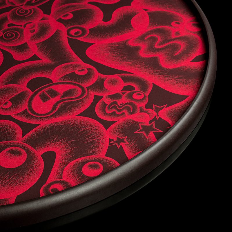 Circle Letter Prints - Plum