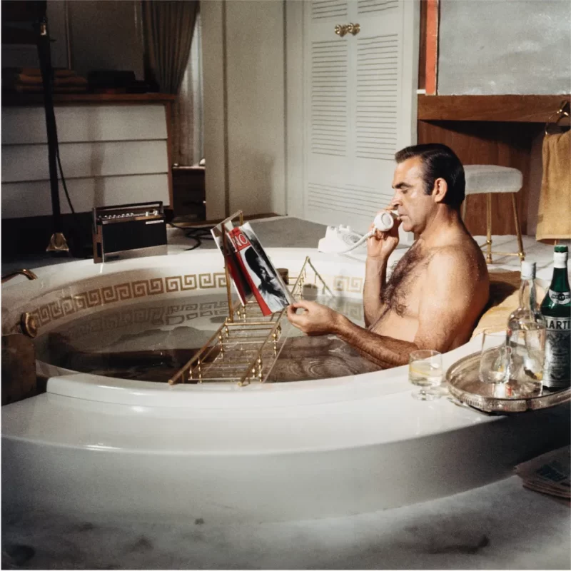 Sean Connery in the Bath, 1971