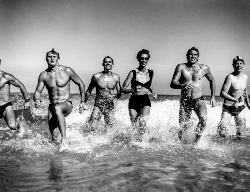 Lifesavers Running From The Surf, 1986